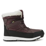 Bottes de neige zigzag wranden kids boot wp z224361 bordeaux