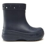Bottes de pluie crocs crocs classic boot kids 208544 bleu marine