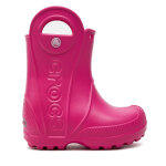 Bottes de pluie crocs handle it rain boot kids 12803 rose