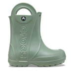 Bottes de pluie crocs handle rain boot kids 12803 vert