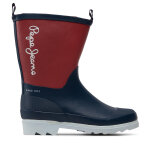 Bottes de pluie pepe jeans storm basic pbs50097 bleu marine