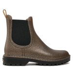 Bottes de pluie toni pons cannes plati marron