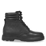 Bottes de randonne calvin klein combat boot mono hm0hm01211 noir