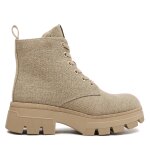 Bottes de randonne calvin klein jeans chunky combat laceup boot co yw0yw01239 beige
