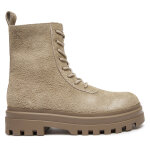 Bottes de randonne calvin klein jeans lugged lace zip boot oxf hr su ym0ym01068 beige