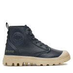Bottes de randonne palladium pampa hi re vegan lth 74378 - 410 - m bleu marine