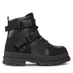Bottines altercore crash vegan noir