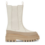 Bottines chelsea calvin klein jeans flatform chelsea boot lth wn yw0yw01111 cru