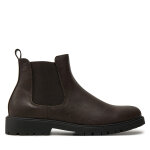 Bottines chelsea pierre cardin 4714 marron