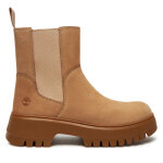Bottines chelsea timberland mid pull on boot tb0a6fchen71 beige
