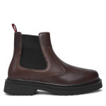 Bottines chelsea tommy jeans tjm chelsea boot em0em01469 marron