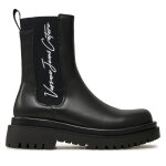 Bottines chelsea versace jeans couture drew 77va3s60 noir