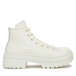 Bottines converse chuck taylor all star lugged heel leather platform a10370c blanc