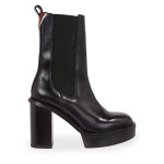 Bottines tommy hilfiger elevated plateau chelsea bootie fw0fw07542 noir