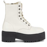 Bottines tommy jeans tjw boot zip up en0en02305 blanc