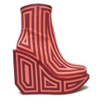 Bottines united nude wa bootie hi 1087983182 rouge