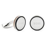 Boutons de manchettes boss b - iconic6 - cuf 50522882 argent
