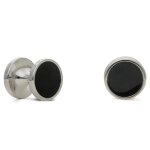 Boutons de manchettes hugo e - tokeep 50494881 noir