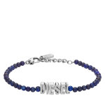 Bracelet diesel blue agate beaded bracelet dx1544040 bleu
