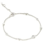 Bracelet fossil glitz by the yard jfs00452040 argent