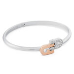 Bracelet furla arch double wj00086 - k21000 - 1952s - 9 - 009 - 20 - cn - s argent