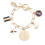 Bracelet lauren ralph lauren br 7. 25in nautical charm flex 14b00464 or
