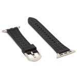 Bracelet de remplacement pour apple watch fossil s380018 noir