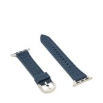 Bracelet de remplacement pour apple watch fossil s380019 bleu marine