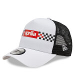 Casquette new era checker print trucker aprilia 60435563 blanc