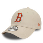 Casquette new era mlb patch 940 red sox 60503511 beige