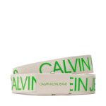 Ceinture enfant calvin klein jeans canvas logo belt iu0iu00125 beige