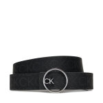 Ceinture femme calvin klein ck buckle reversible belt 3cm k60k612359 noir