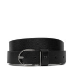Ceinture femme calvin klein ck metal loop rnd bckle 3. 0 mono k60k612860 noir
