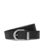 Ceinture femme calvin klein ck reversible belt 3. 0 epi mono k60k609981 noir