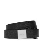 Ceinture femme calvin klein commercial hw logo belt 3. 0 pbl k60k612867 noir