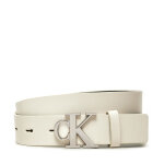 Ceinture femme calvin klein k60k612289 blanc