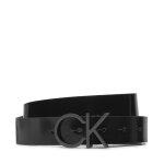 Ceinture femme calvin klein logo k60k612396 noir