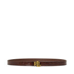 Ceinture femme lauren ralph lauren 412951445001 marron