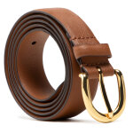 Ceinture femme lauren ralph lauren charm classc 412802952005 marron