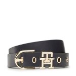 Ceinture femme tommy hilfiger th lux 3. 0 aw0aw14627 bleu marine