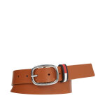 Ceinture femme tommy jeans tjw oval co shape 3. 0 aw0aw15484 marron