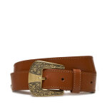 Ceinture femme wrangler big buckle 112358074 marron