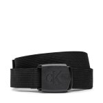 Ceinture homme calvin klein jeans logo plaque webbing belt k50k510160 noir