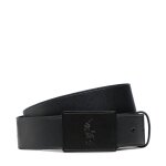 Ceinture homme polo ralph lauren 36mm pp plaque belt 405691693005 noir
