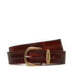 Ceinture homme wrangler alligator 112358333 marron