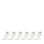 Chaussettes basses unisex adidas cushioned sportswear ankle socks 6 pairs ht3442 blanc