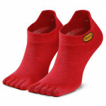 Chaussettes basses unisex vibram fivefingers athletic no show s18n04 rouge