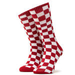 Chaussettes hautes femme vans checkerboard crew vn0a3h3nrlm1 r. 38, 5 / 42 rouge