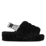 Chaussons ugg w fluff yeah slide 1095119 noir