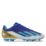 Chaussures de football adidas x crazyfast messi club flexible ground boots id0724 bleu marine